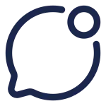 Chat Round Unread SVG Icon